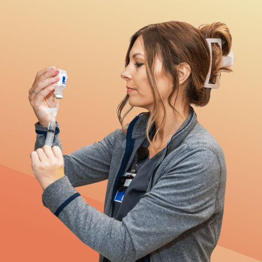 Visual pattern background coral example with staff cutout