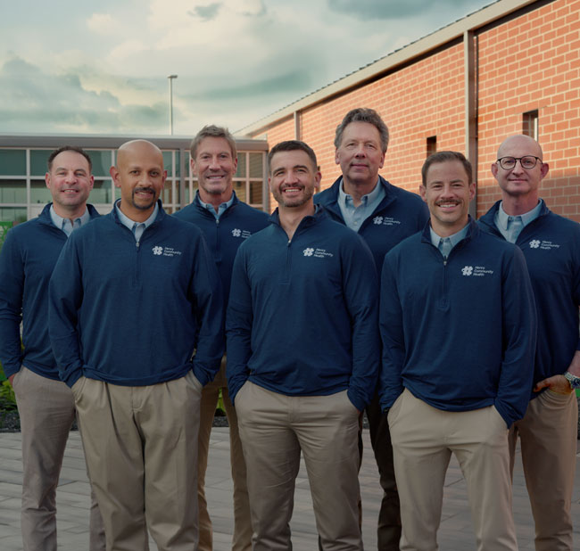 Group photo of orthopedic surgeons