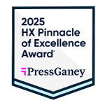 Press Ganey 2025 Human Experience Pinnacle of Excellence Award Medallion