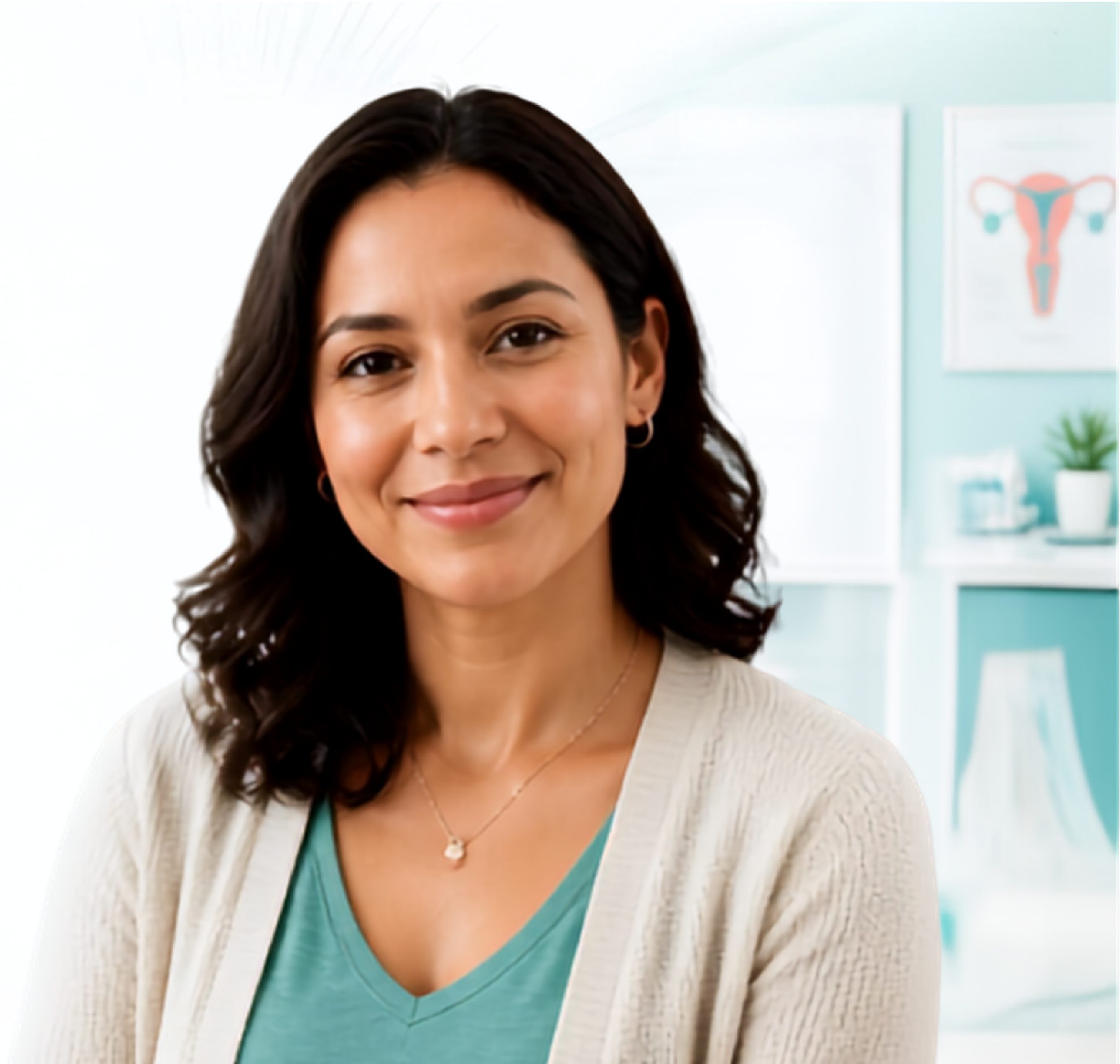 woman at women's clinic