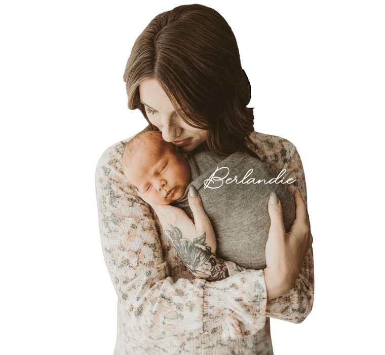 HCH mom Berlandie Harris holding newborn baby